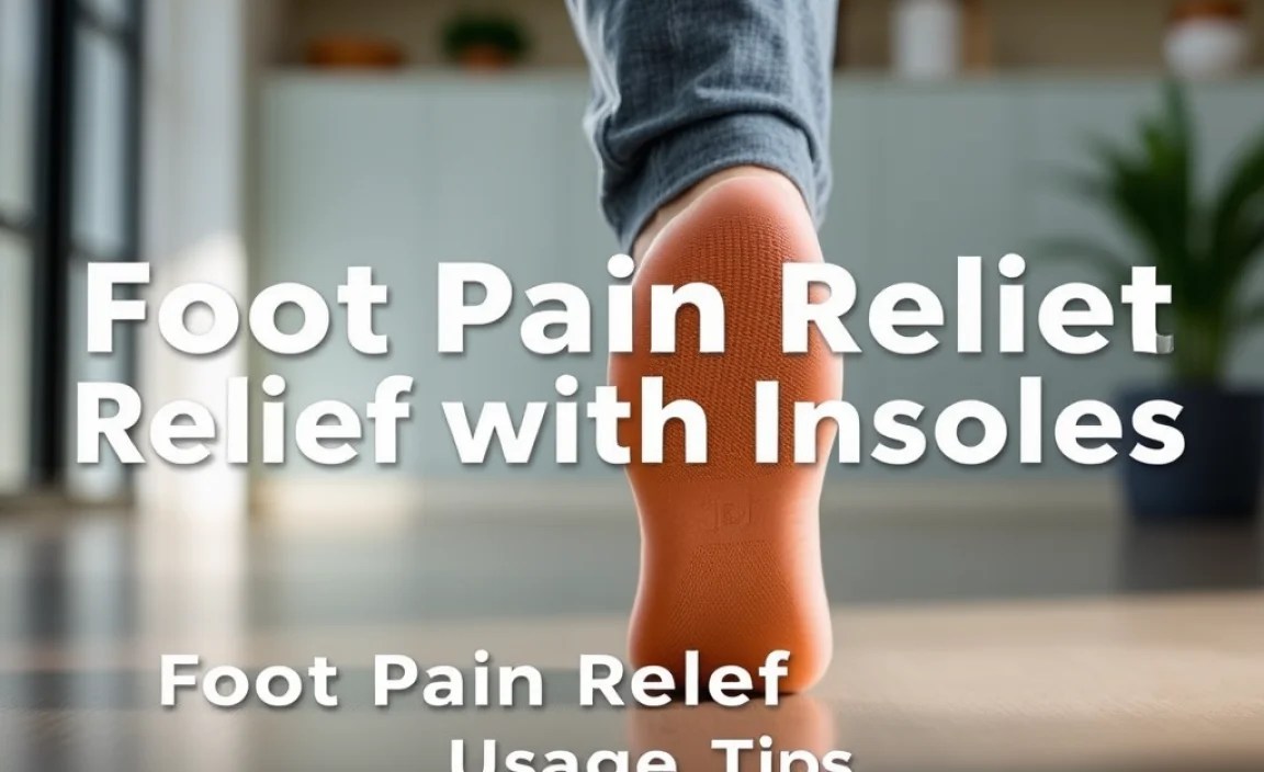 Foot Pain Relief Insole Usage Tips