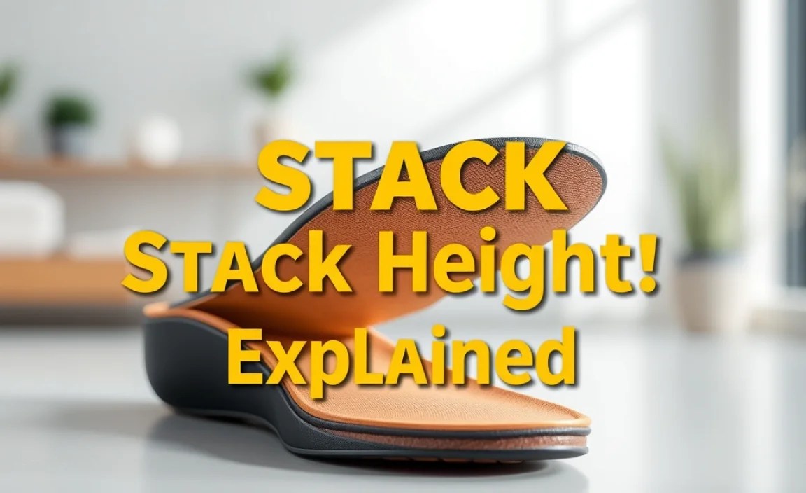 Insole Stack Height Explained: Best Guide