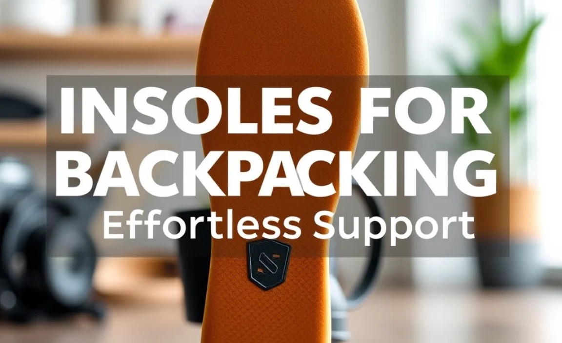 Insoles for Backpacking: Effortless Support
