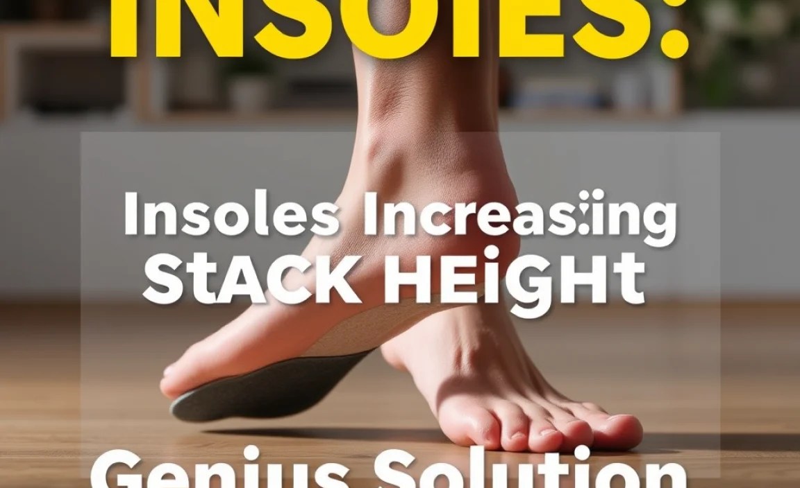 Insoles Increasing Stack Height: Genius Solution
