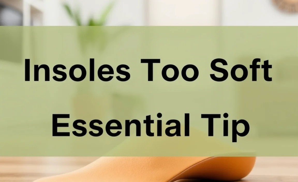 Insoles Too Soft Fix: Essential Tip