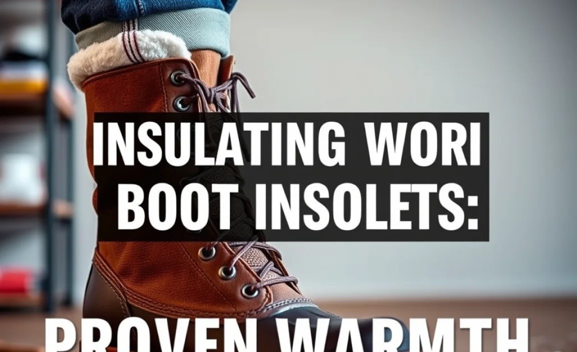 Insulating Work Boot Insoles: Proven Warmth