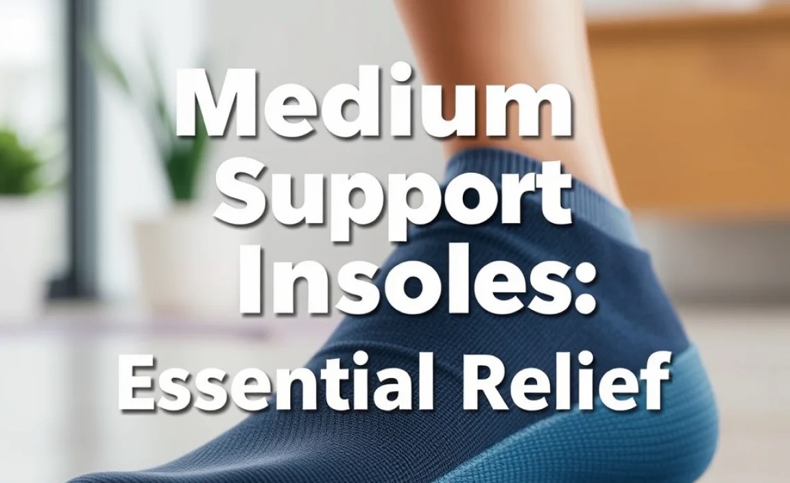 Medium Arch Support Insoles: Essential Relief