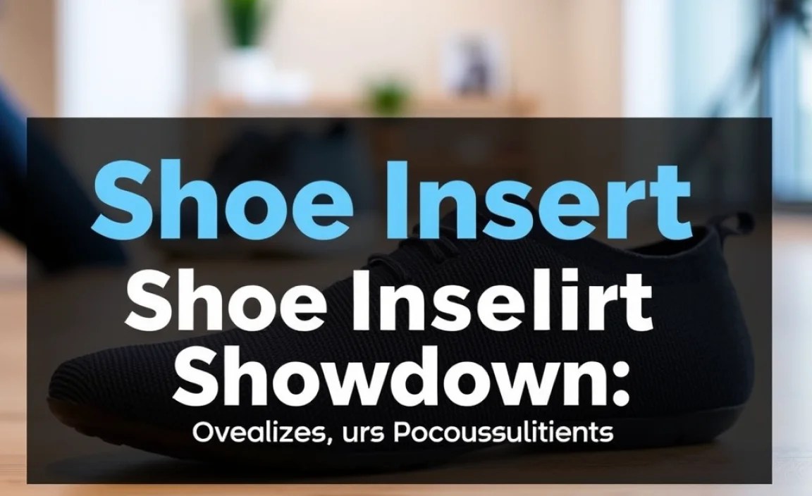 Shoe Insert Showdown: Top Reviews vs Competitors