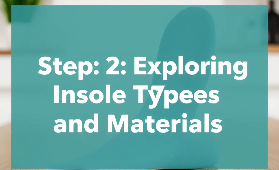 Step 2: Exploring Insole Types and Materials