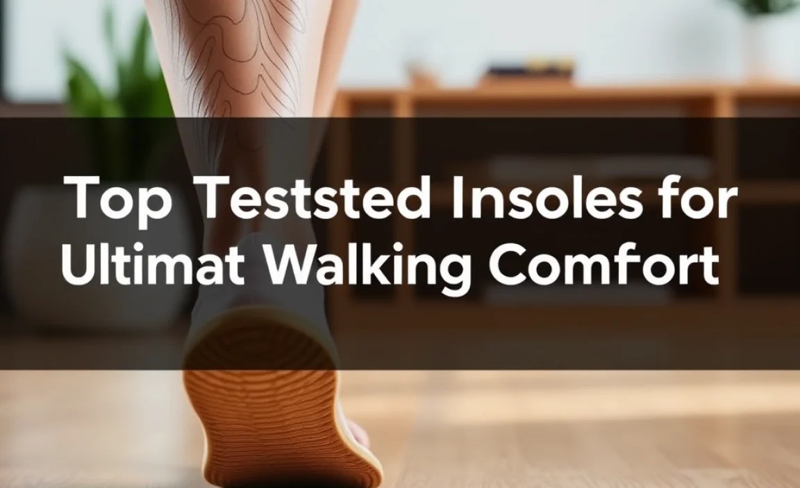 Testing Insoles For Walking Comfort