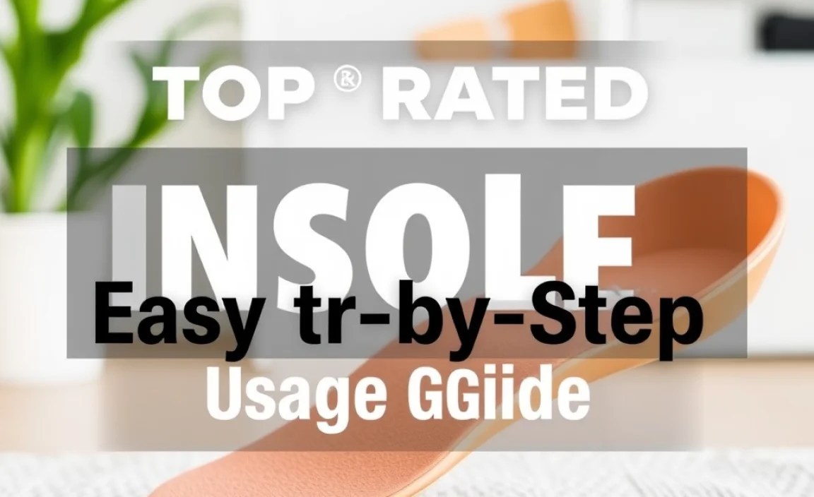 Top Rated Insoles: Easy, Step-by-Step Usage Guide