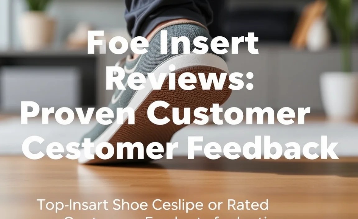 Top-Rated Shoe Inserts Based on Customer Feedback (Examples)