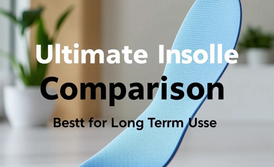Ultimate Insole Comparison: Best for Long-Term Use