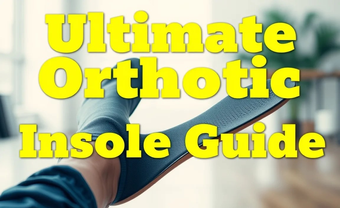 Ultimate Orthotic Insole Guide: Enhance User Experience
