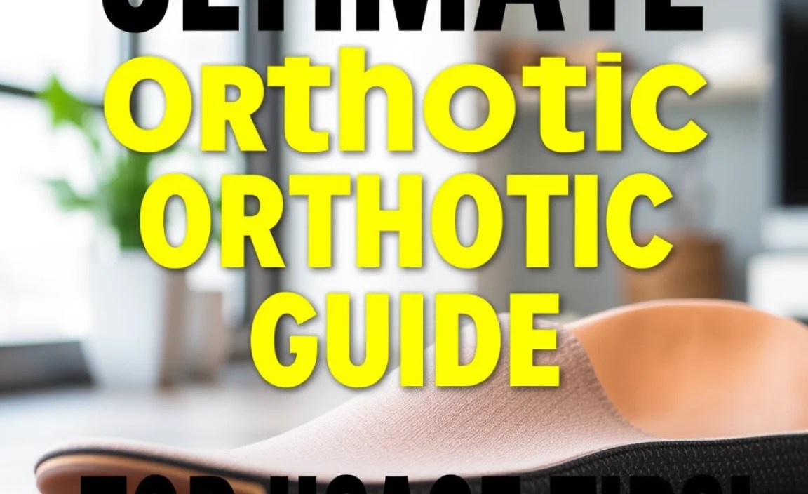 Ultimate Orthotic Insole Guide: Top Usage Tips!