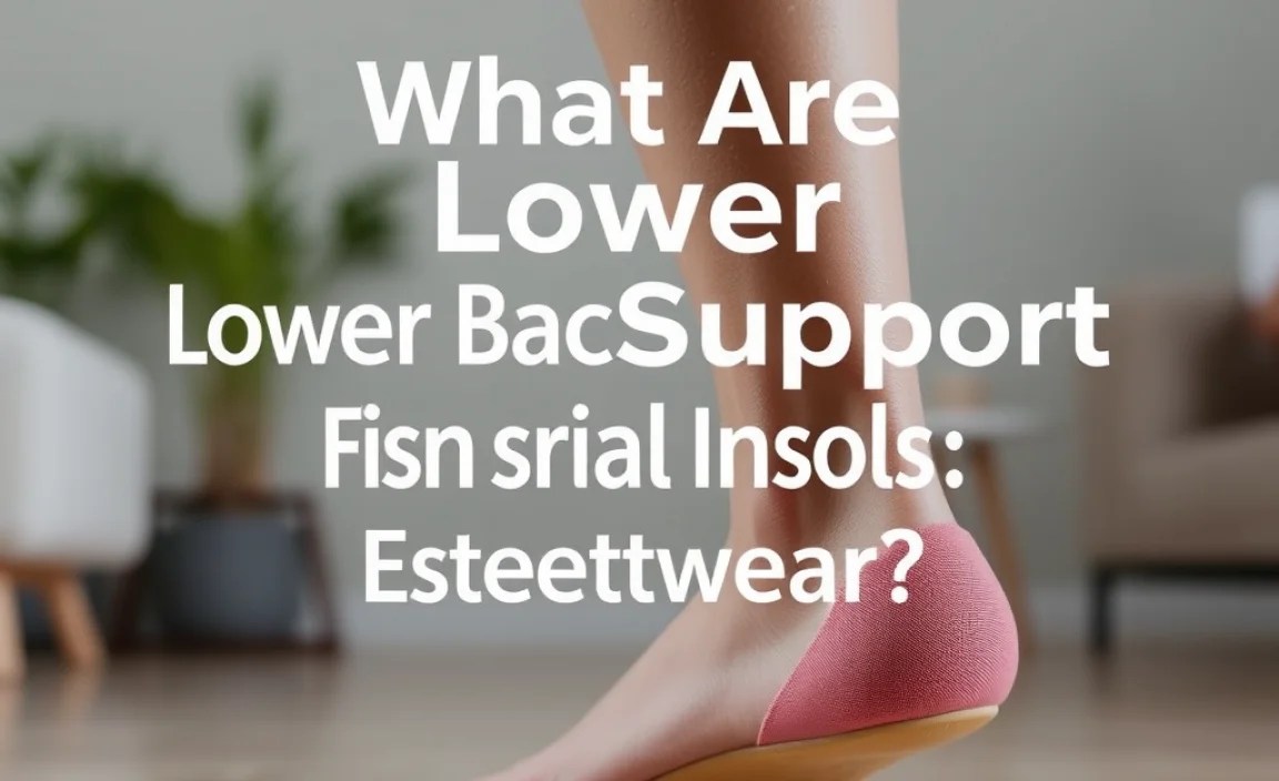 What Are Lower Back Support Insoles?