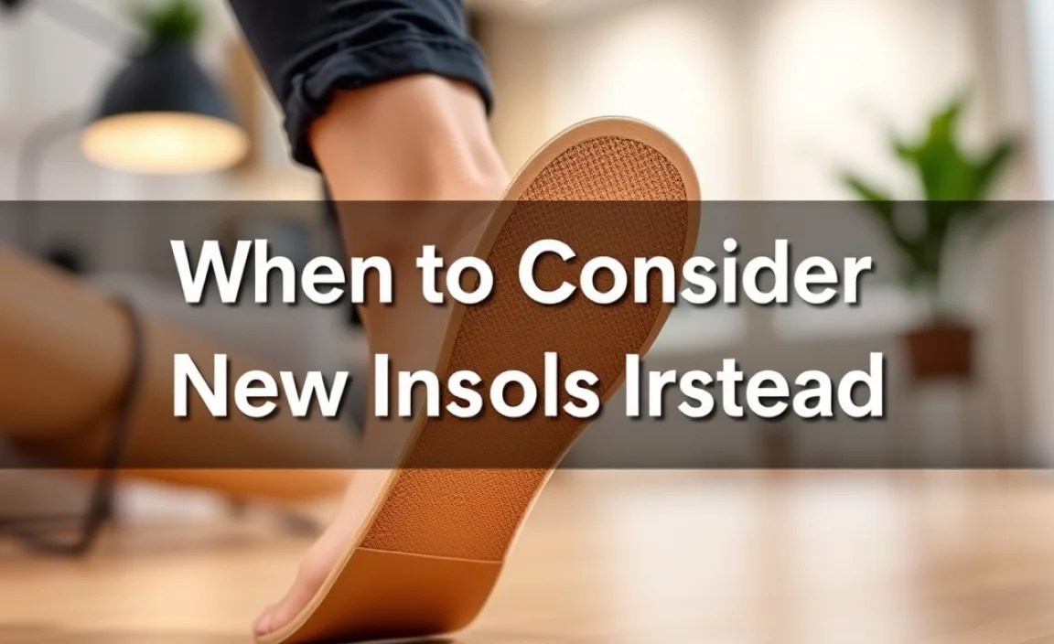 When to Consider New Insoles Instead