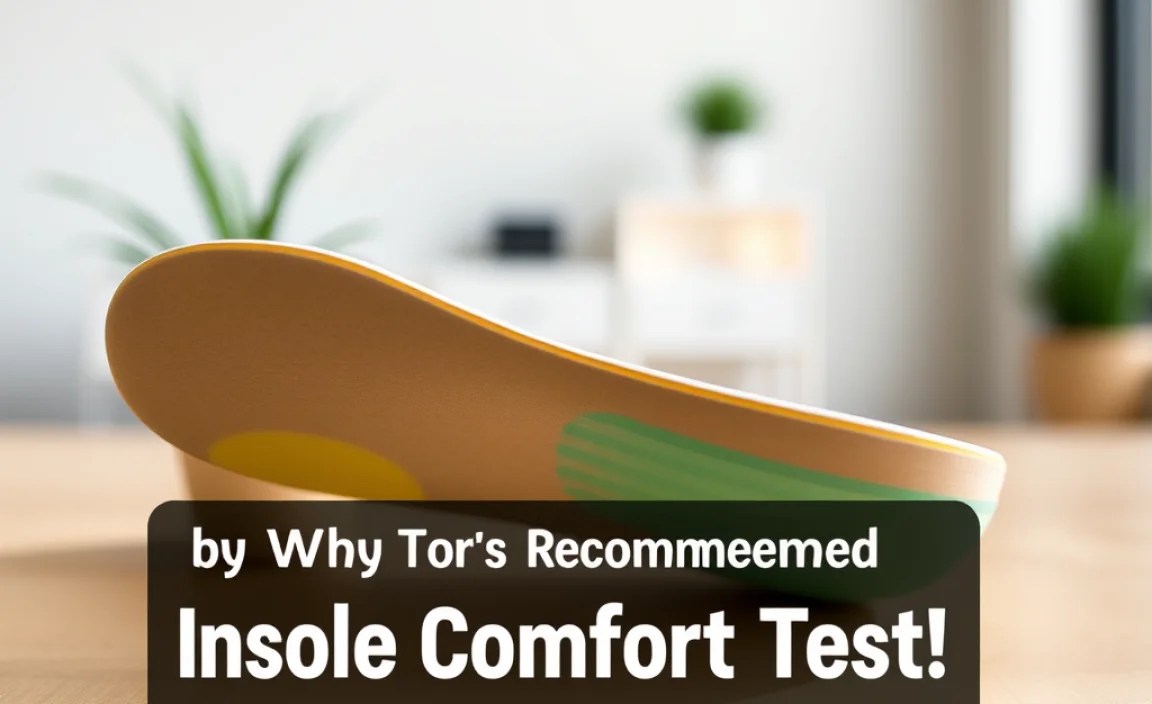 Why Doctors Recommend Insole Comfort Tests