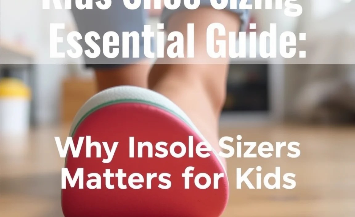 Why Insole Sizing Matters for Kids