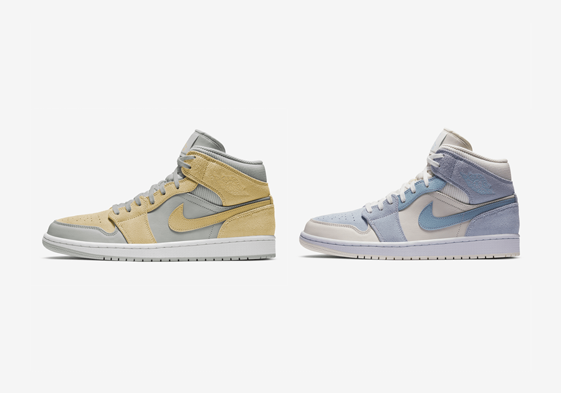 Air Jordan 1 Mid SE Pack With Premium Materials Arrives This Month SoleSavy