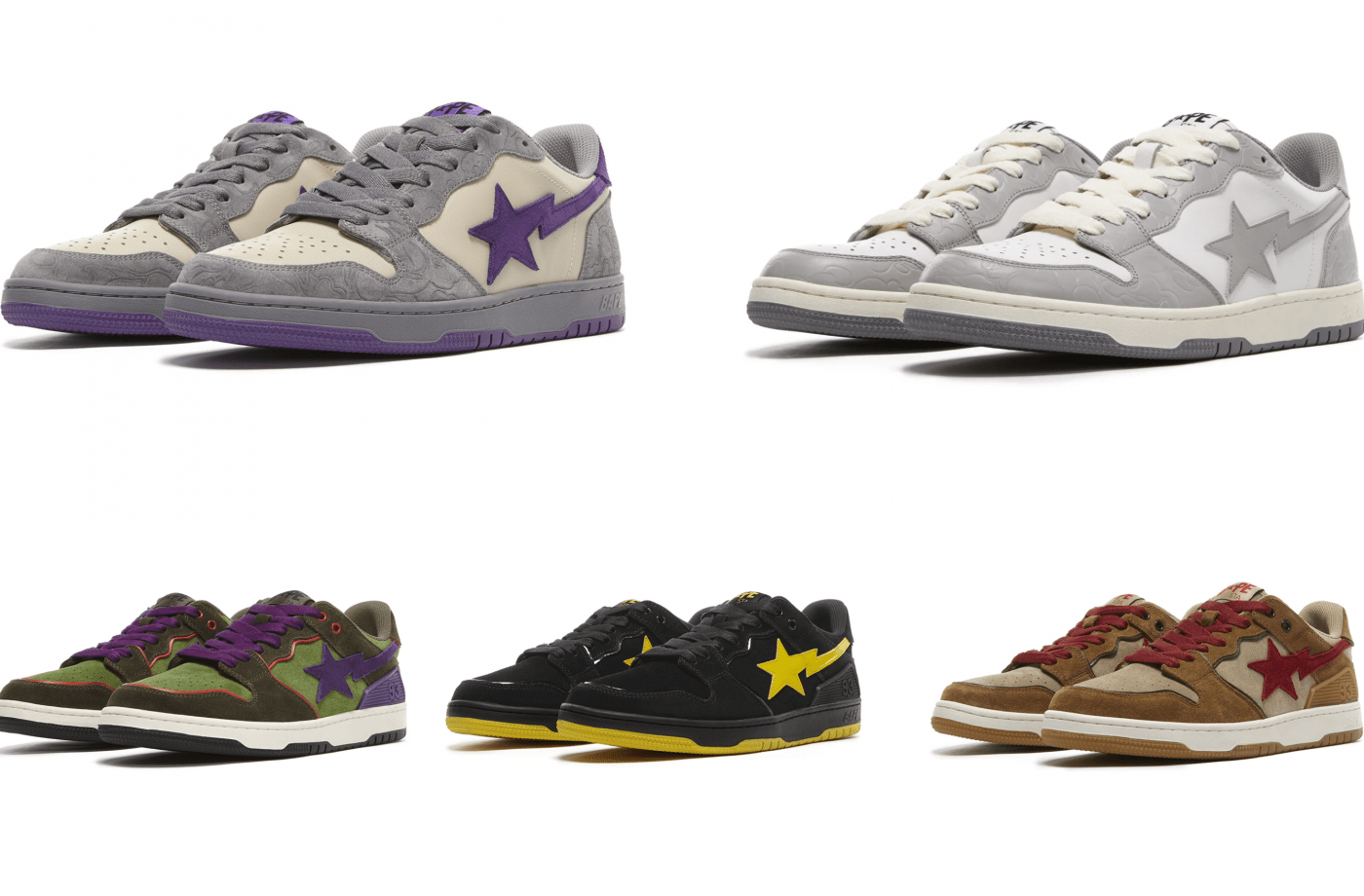 BAPE Releasing Nike Dunk and Jordan 1 Inspired SK8 STA, BLOCK STA HI