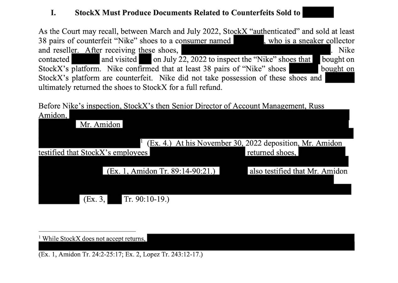 Nike Lawsuit Alleges StockX Sent 38 Fake Air Jordan 1s to a Buyer