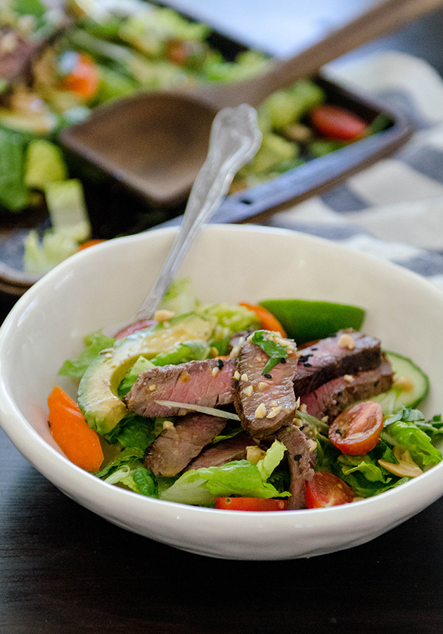 So…Let's Hang Out Grilled Thai Beef Salad With Sesame Lime