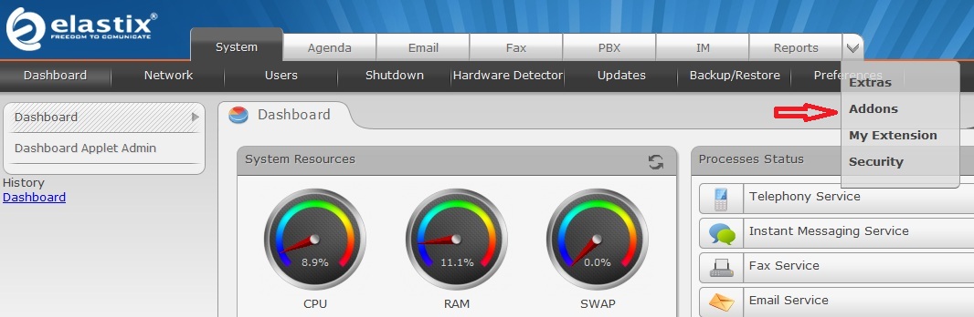 Installing PBXMate with Elastix SoliCall
