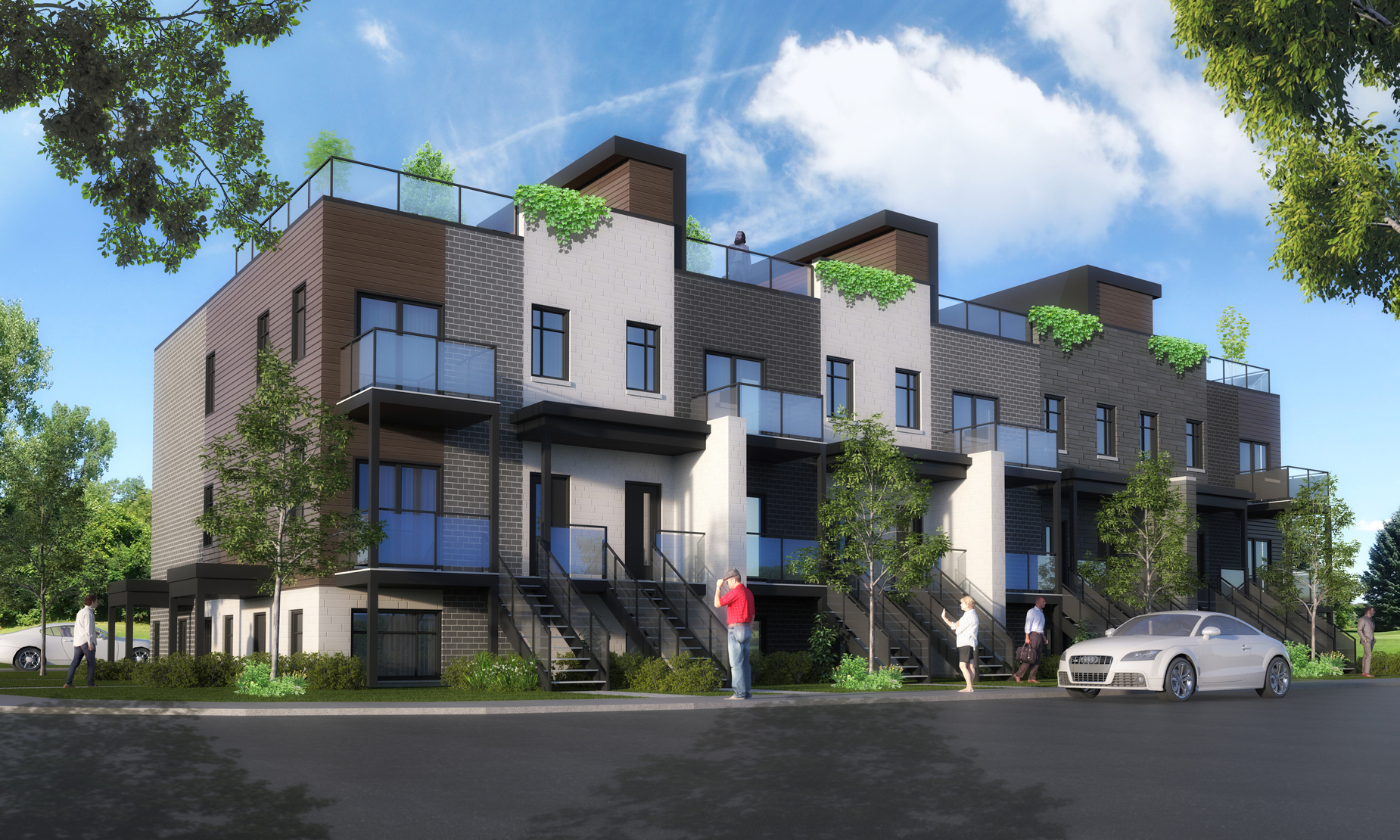 Projet Urbania Phase 1 & 2, rue de la Cité Jardin Solico Construction