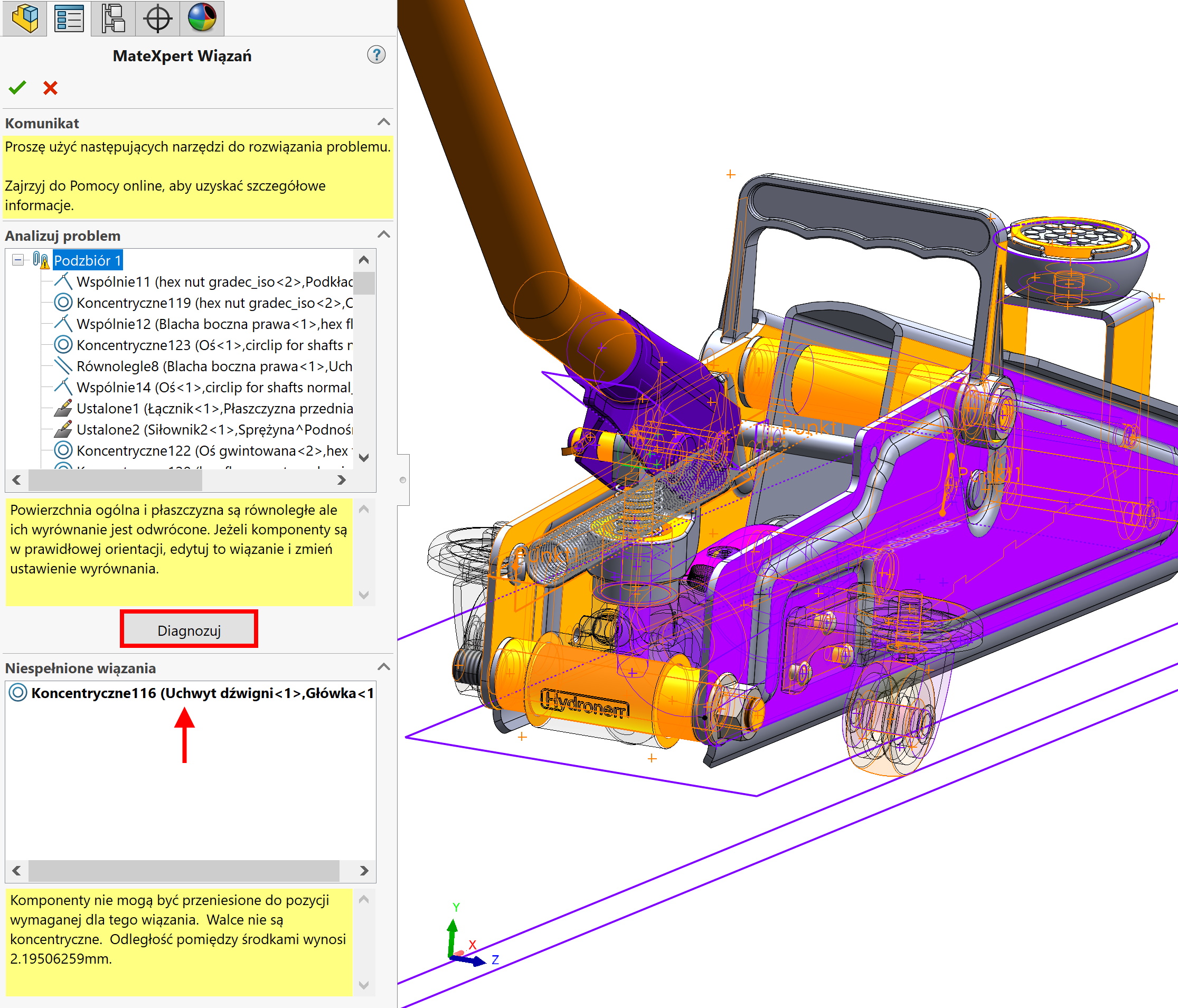 MateXpert Mates to repair mates in assemblies SOLIDWORKS BLOG