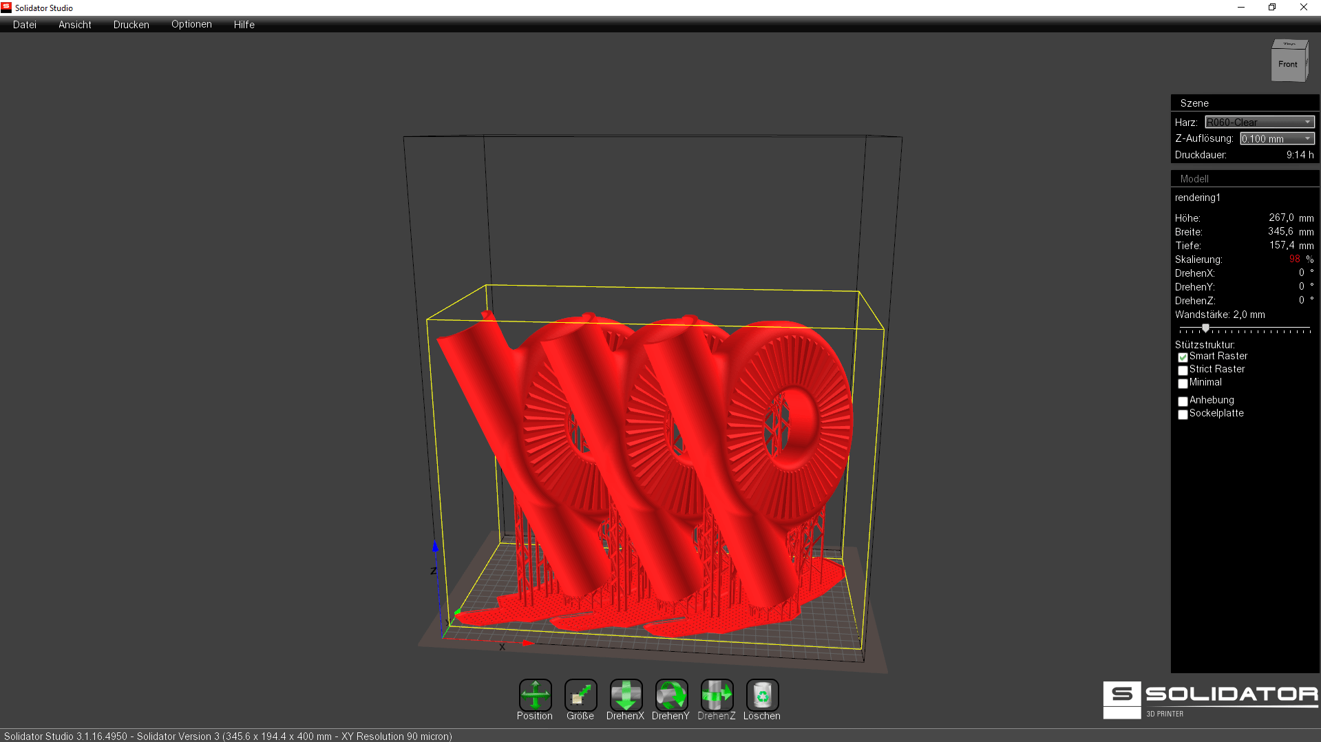 Solidator 3 Next Generation Resin 3D Printer Software