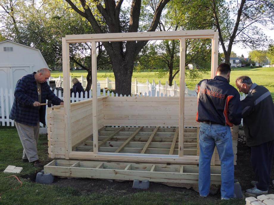 How to build a shed foundation