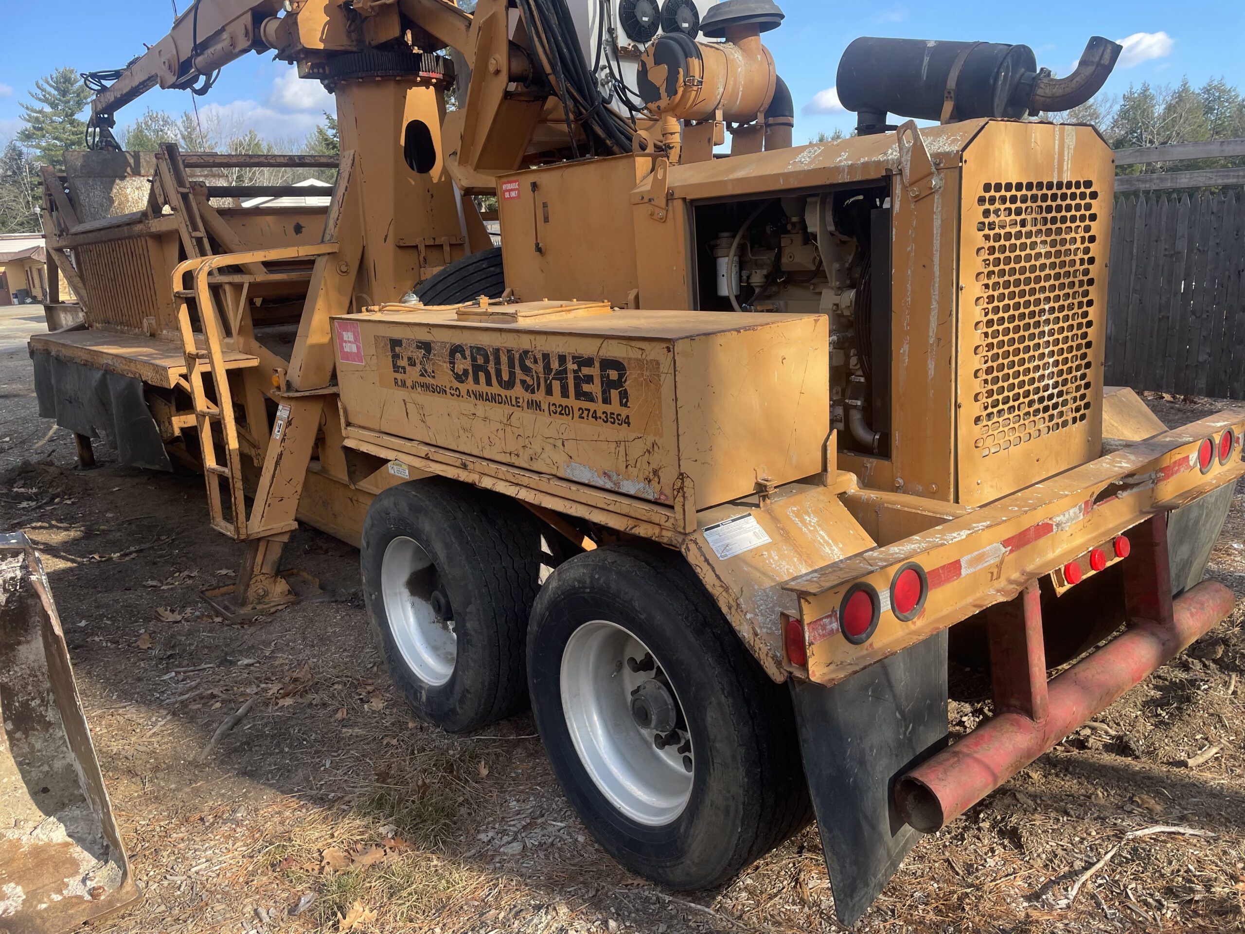 EZ Crusher EZ Log Baler for Sale in USA Solid Equipment Co