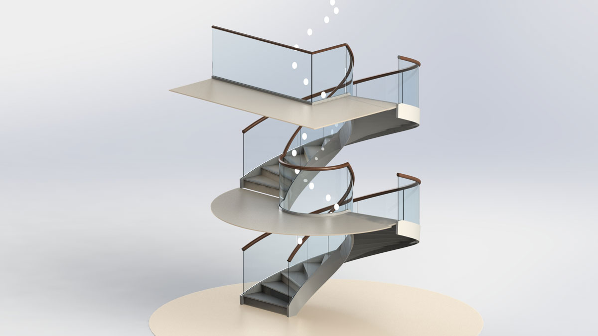 Solidesign Helical staircase