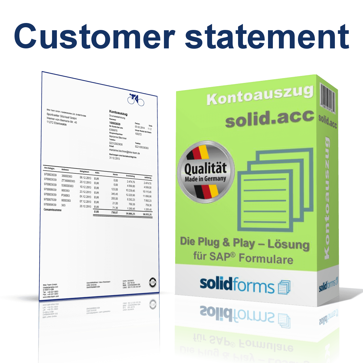 SAP Form FI Statement/OpenItemList solidforms