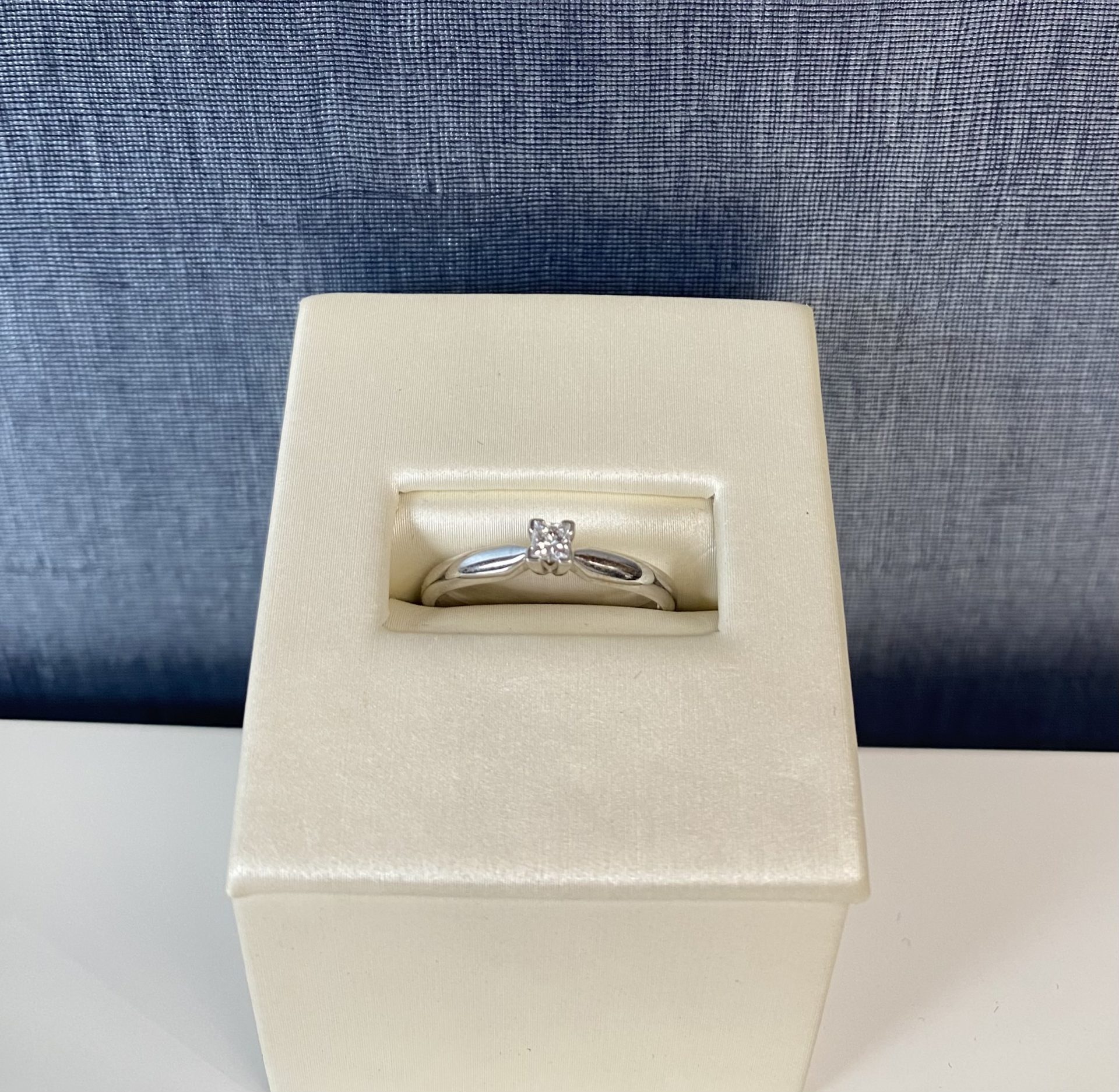 Diamond White Gold Promise Ring Solid Gold Jewelers