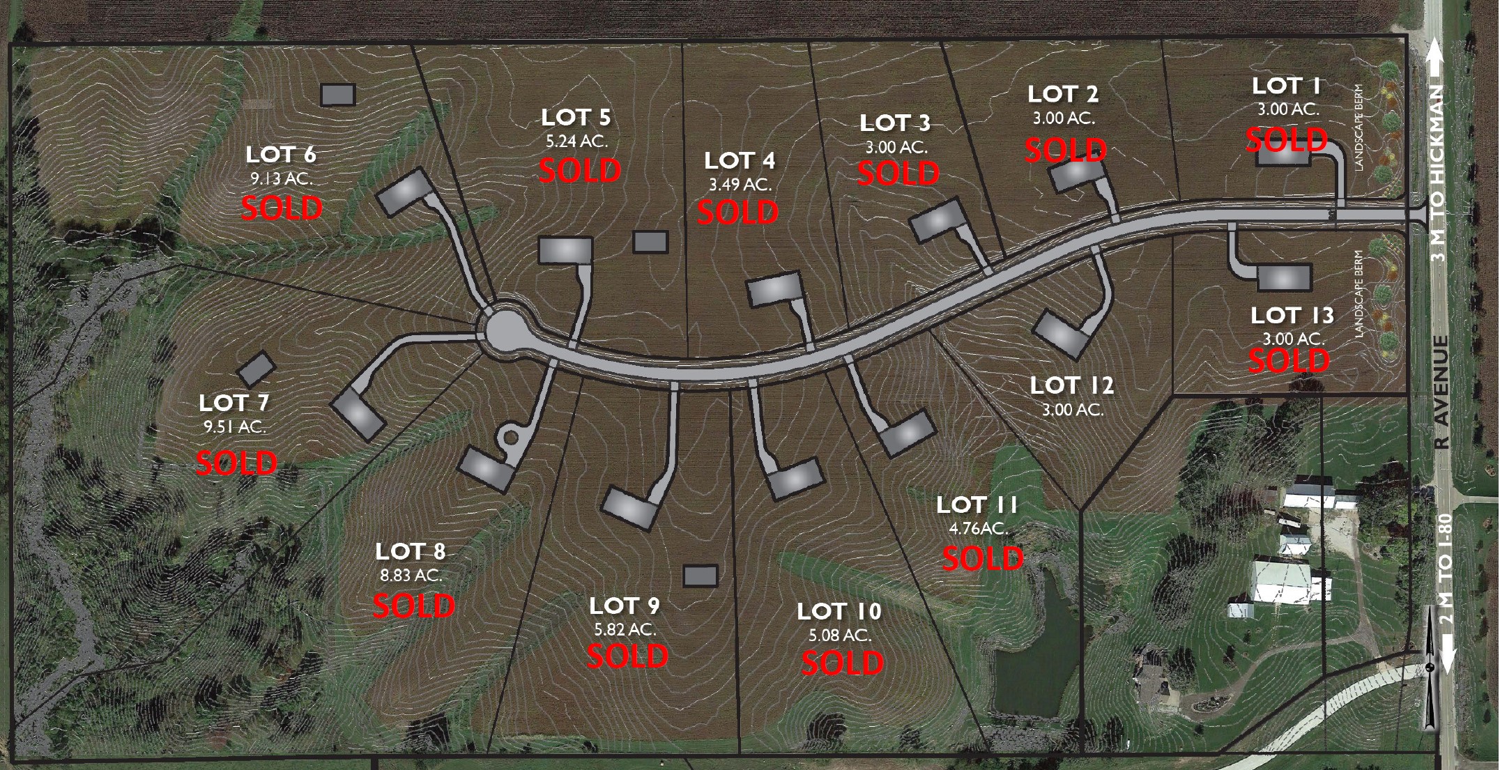 Westwood Oaks Dallas County, Iowa Solid Ground Iowa Lots for Sale