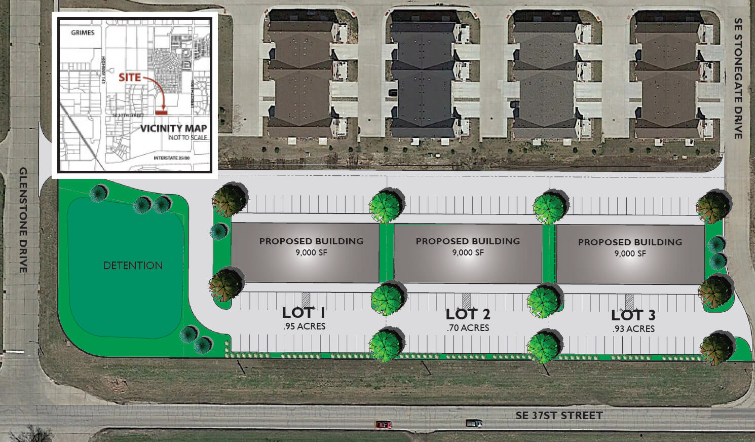 Glenstone Meadows Commercial Lots Grimes, Iowa Solid Ground Iowa