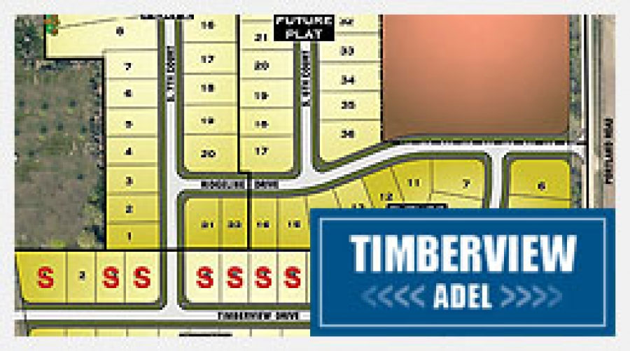 Timberview Adel, Iowa Solid Ground Iowa Lots for Sale in Des