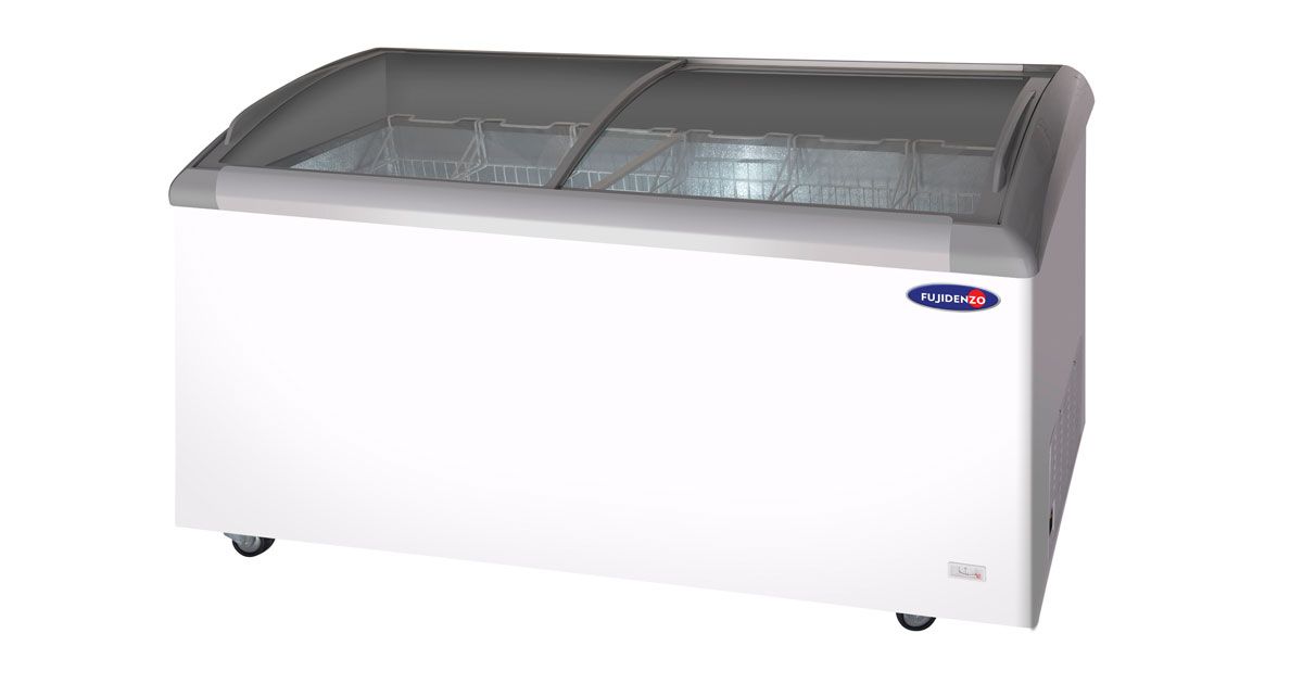 Fujidenzo FSP18ADF2 18 cu.ft Curved Glass Freezer Solidmark