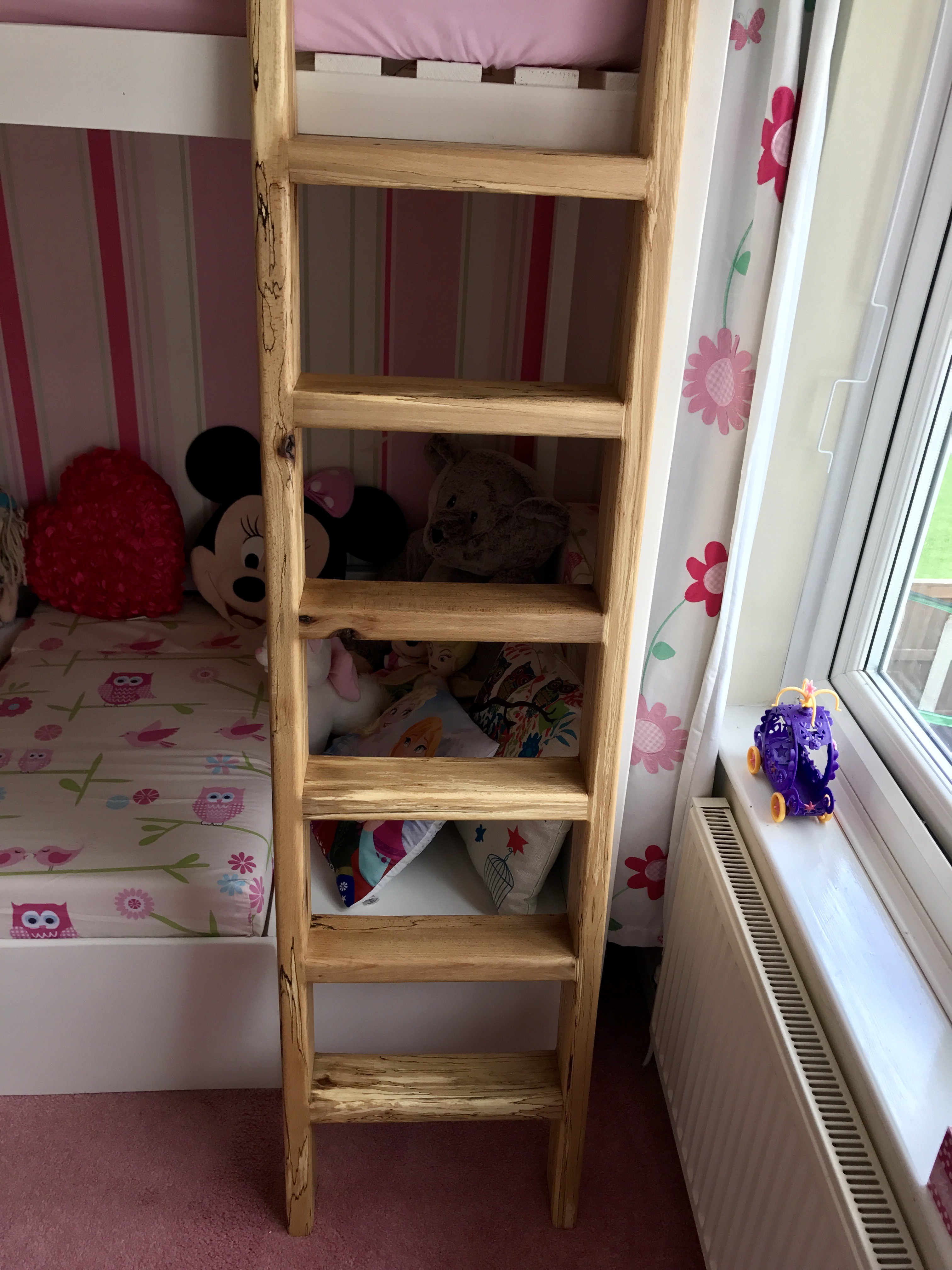 Custom built Childs high sleeper bed Solid Oak Designs