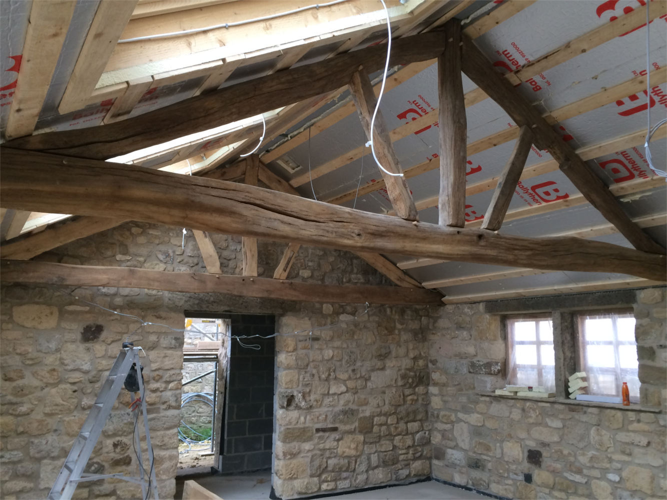 Solid oak Rustic style Roof Trusses Solid Oak Designs
