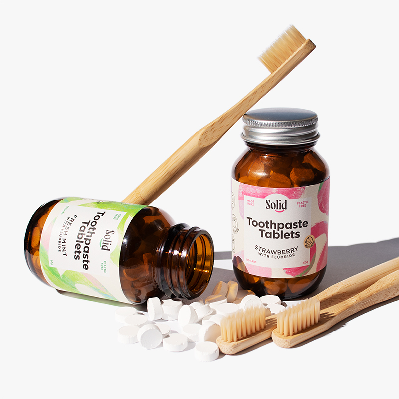 Toothpaste Tabs + Toothbrushes Bundle Solid