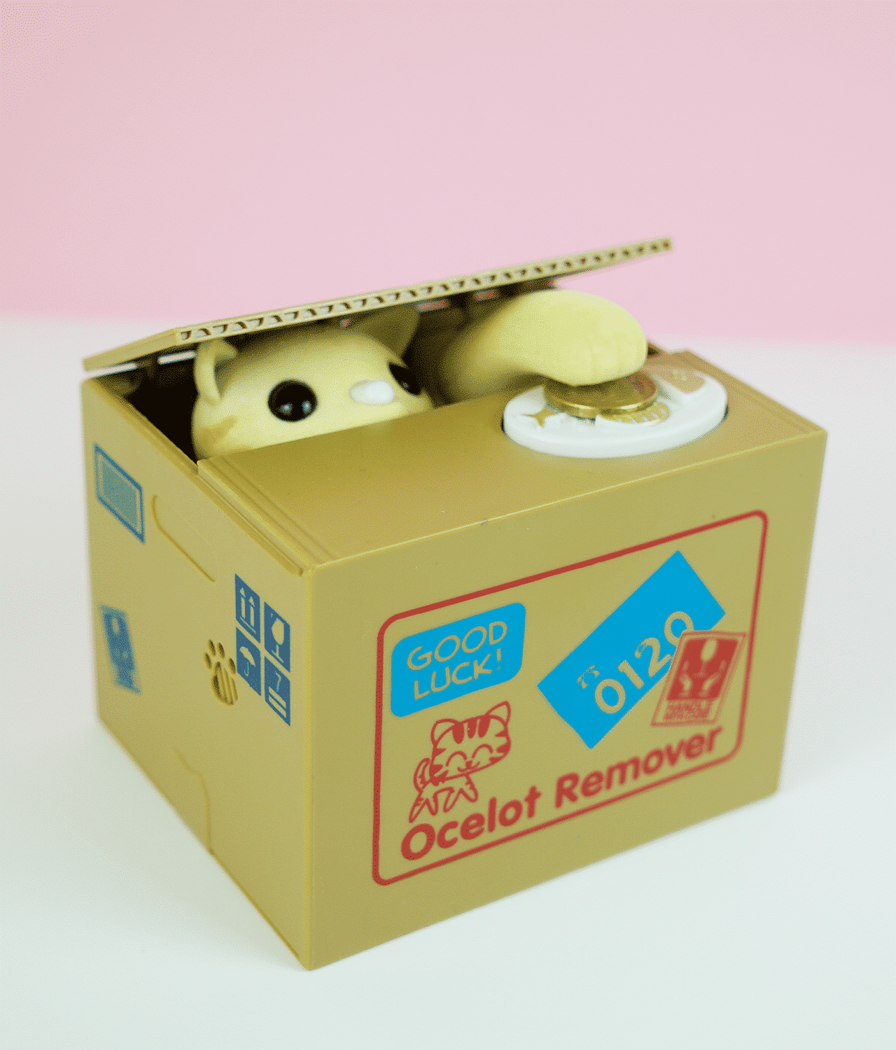 Buy Kitten Coin Thief Piggy Bank • SOLIDPOP