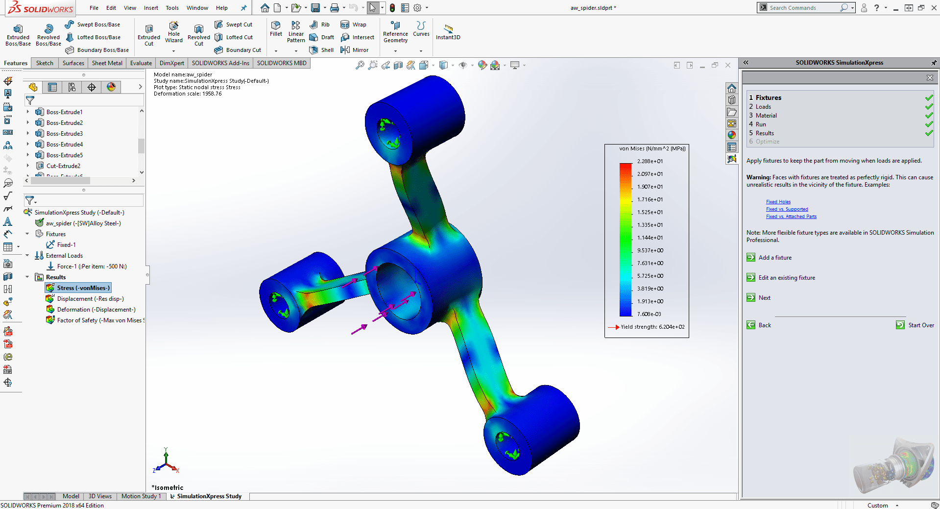 SOLIDWORKS SIMULATION VS SIMULATIONXPRESS SolidServicios