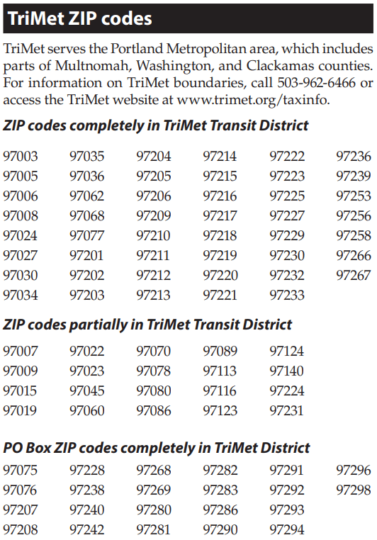The TriMet SelfEmployment Tax Solid State Tax