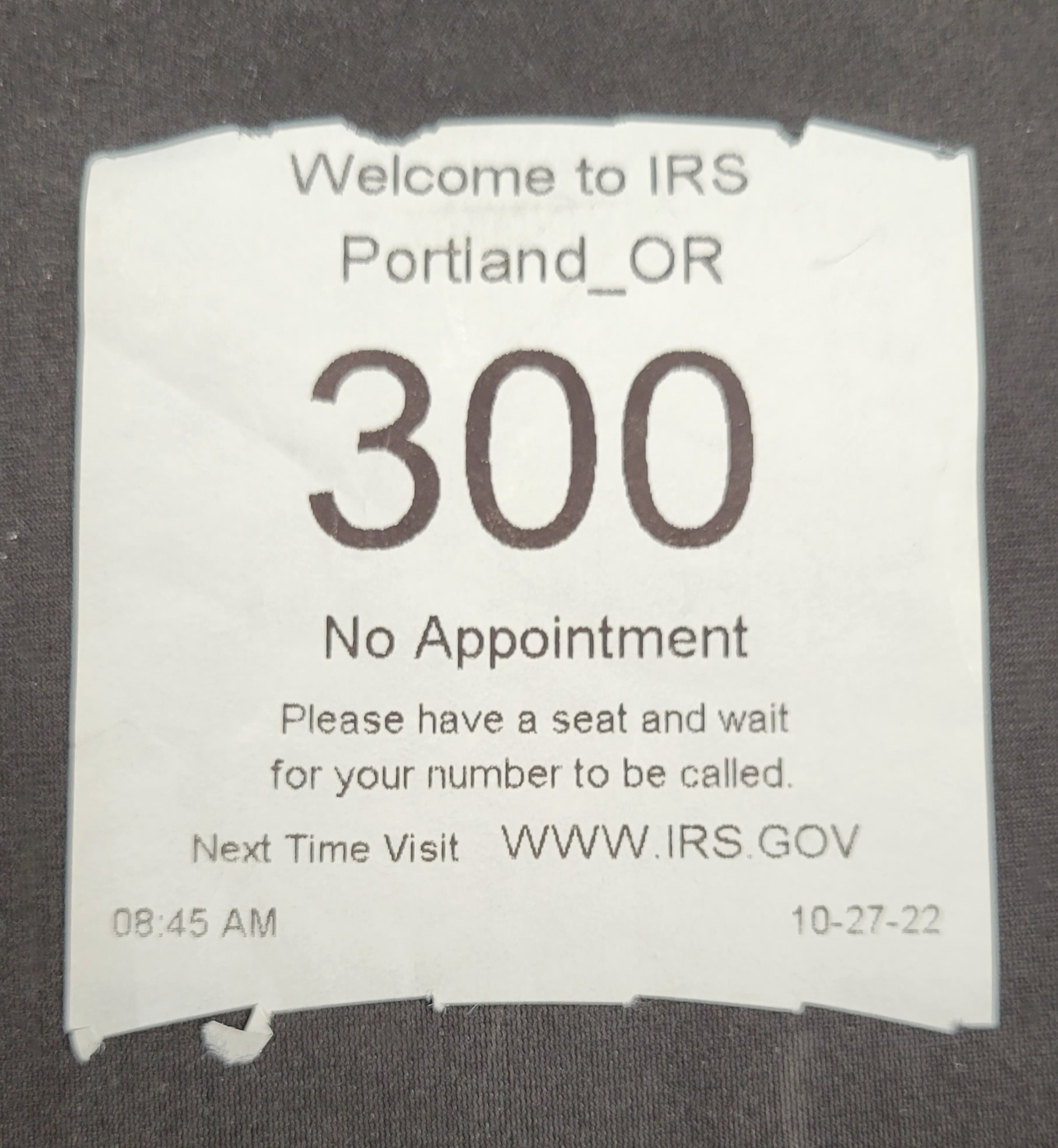 Portland's IRS Taxpayer Assistance Center Solid State Tax