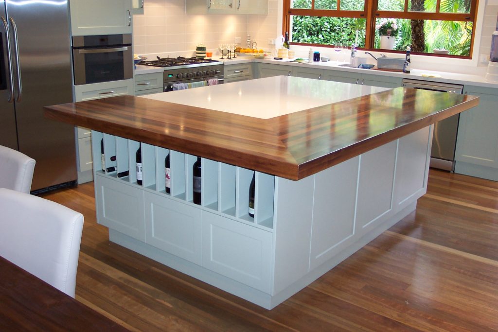 Modern Kitchen With Blackwood Feature