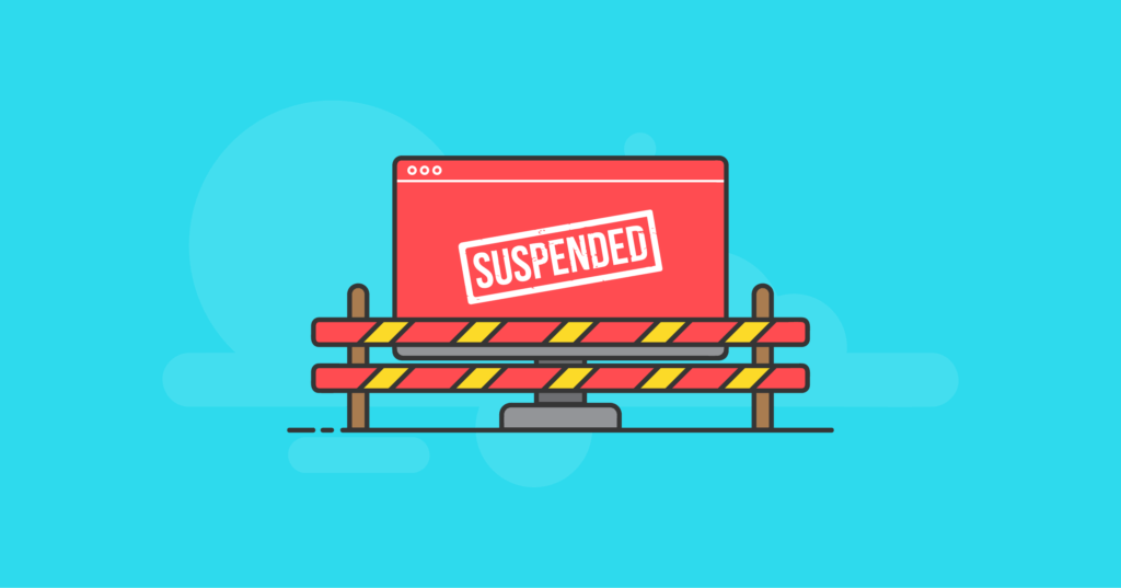 How to Fix "This Account Has Been Suspended" Message On Your site