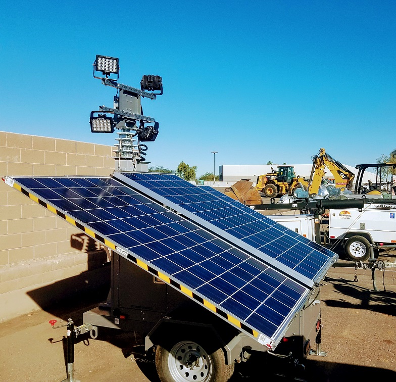 Solar Lighting Towers Cost savings and robust lights Solight