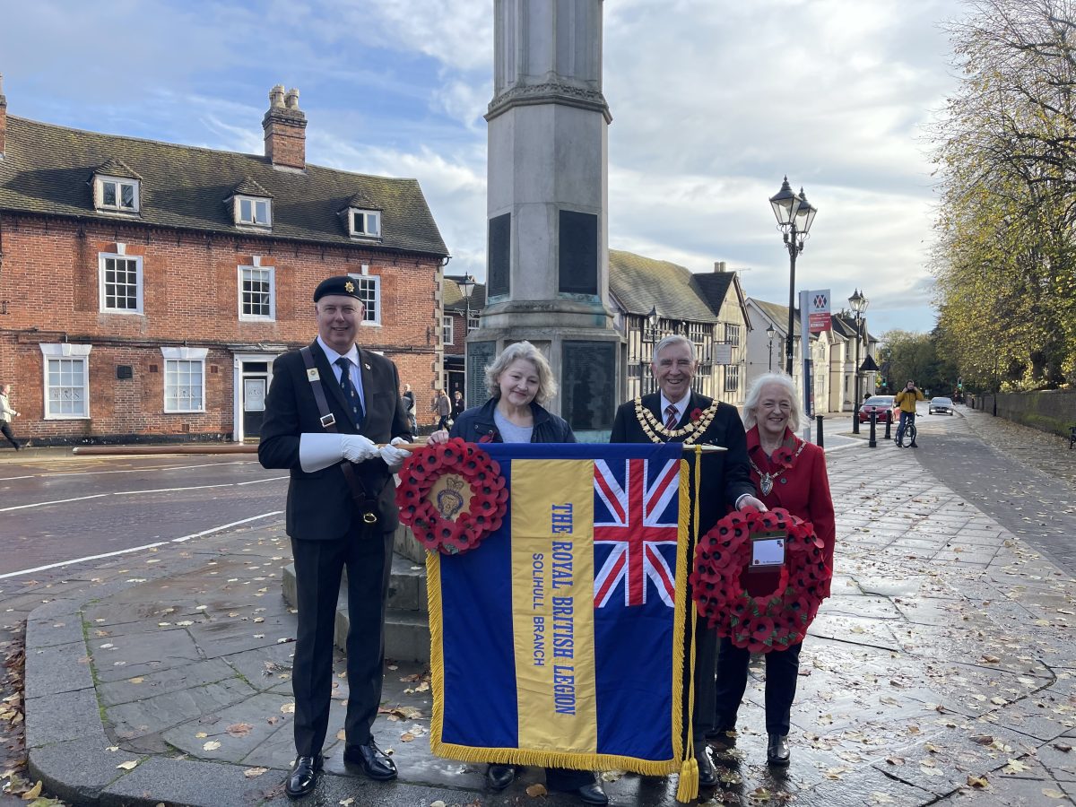 Solihull Royal British Legion launch poppy appeal The Solihull Observer