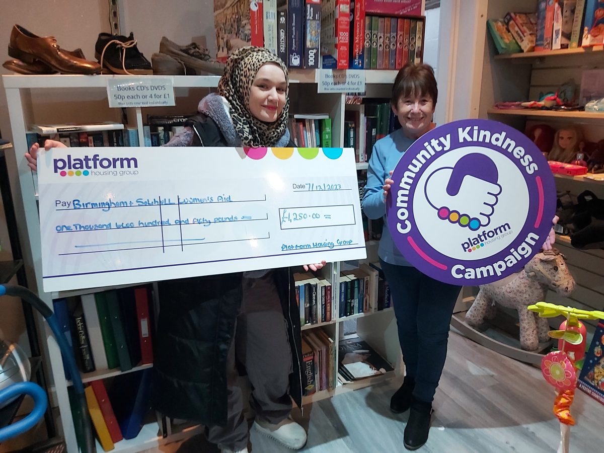 Funding boost to help Birmingham and Solihull Women's Aid The
