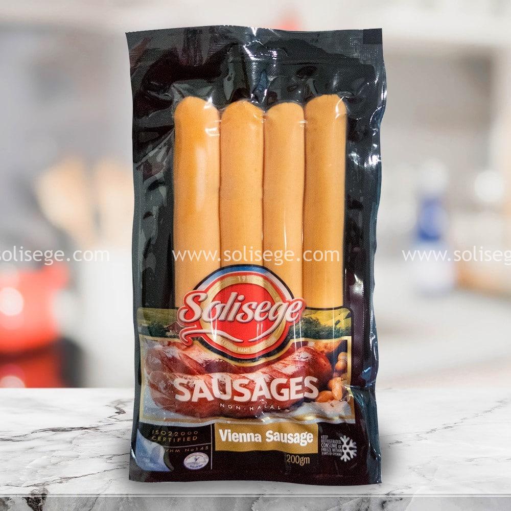 Vienna Sausage 200gm Solisege Premium Cooked Sausage