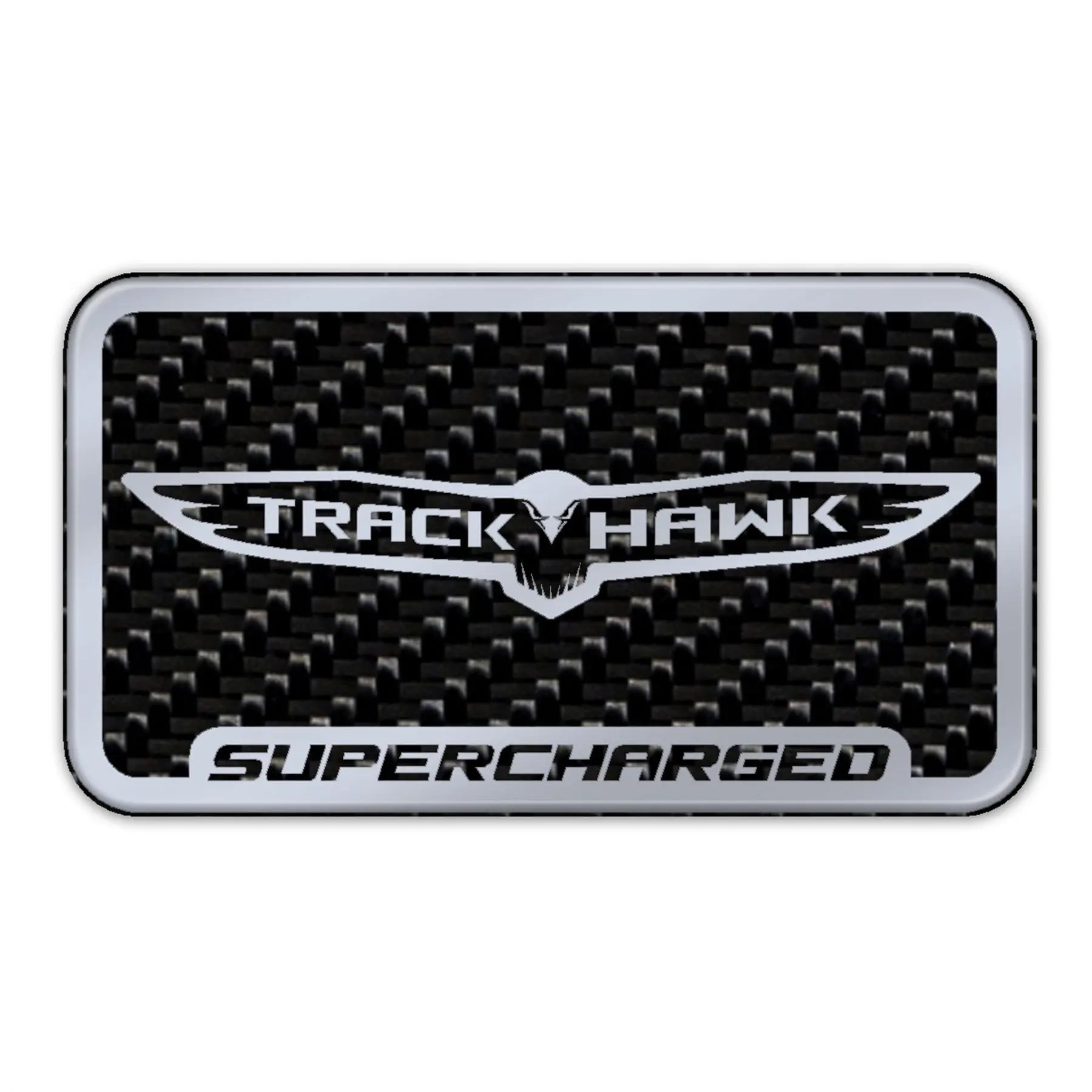 Jeep Trackhawk Carbon Fiber Supercharger Badge Solis Racing Group